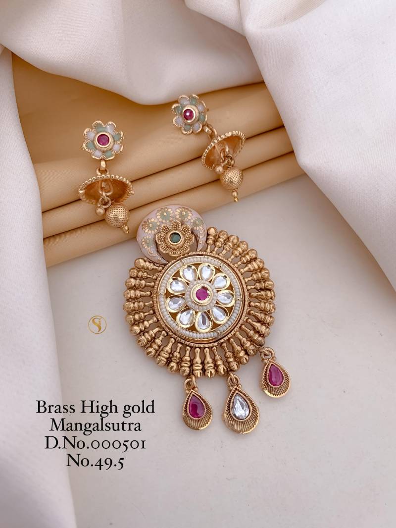 Brass High Gold Mangalsutra 24