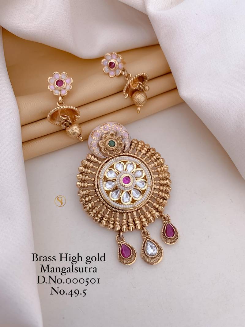 Brass High Gold Mangalsutra 24