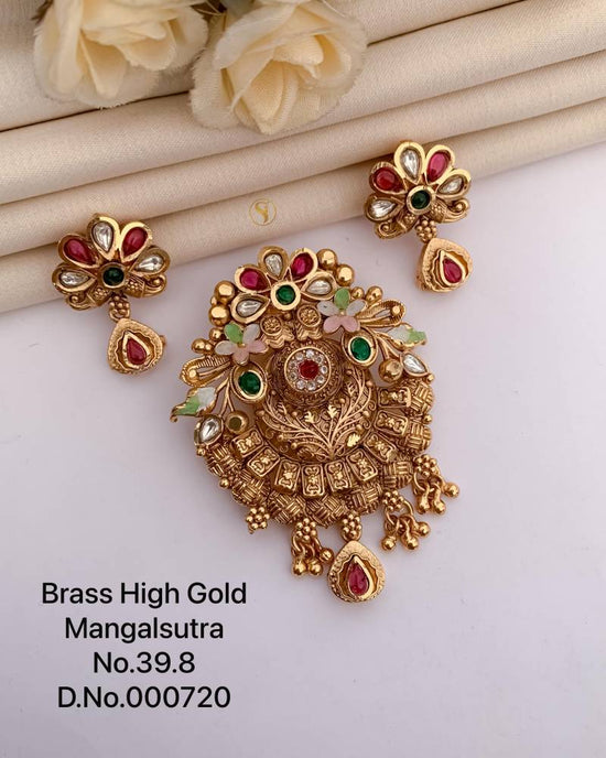 Brass High Gold Mangalsutra 28