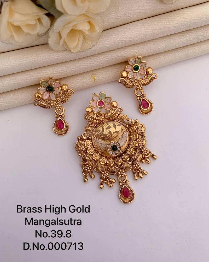 Brass High Gold Mangalsutra 28