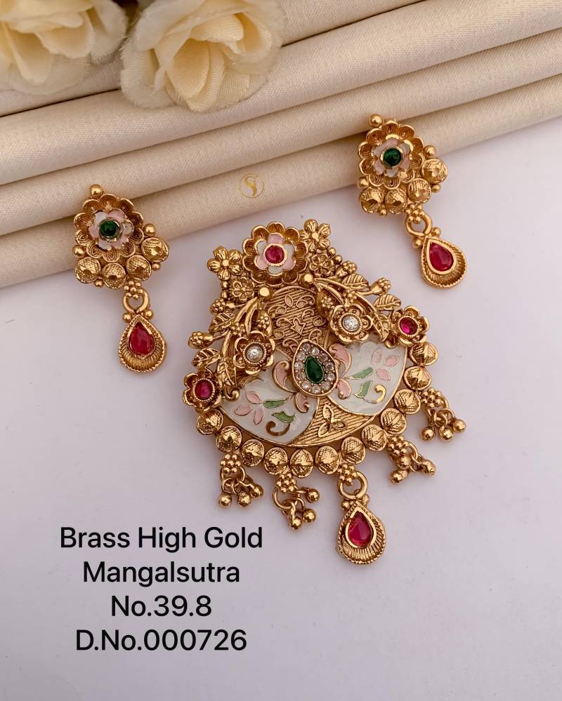Brass High Gold Mangalsutra 28