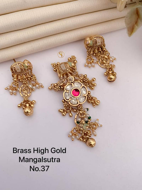 Brass High Gold Mangalsutra 28