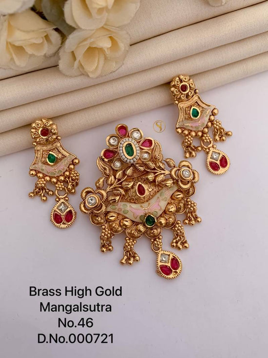 Brass High Gold Mangalsutra 30