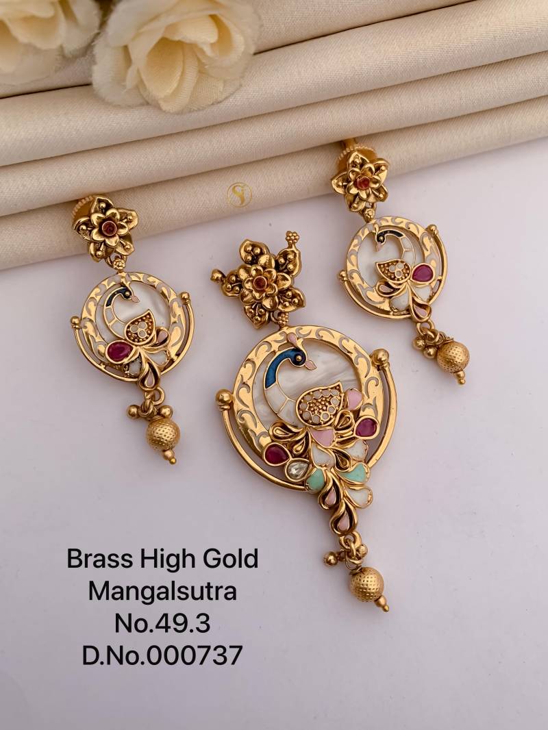 Brass High Gold Mangalsutra 30