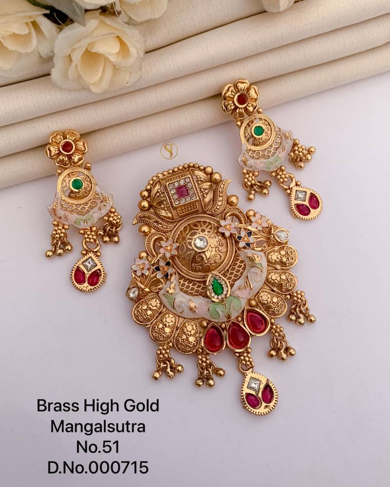 Brass High Gold Mangalsutra 31