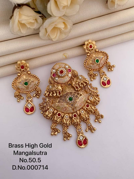 Brass High Gold Mangalsutra 31