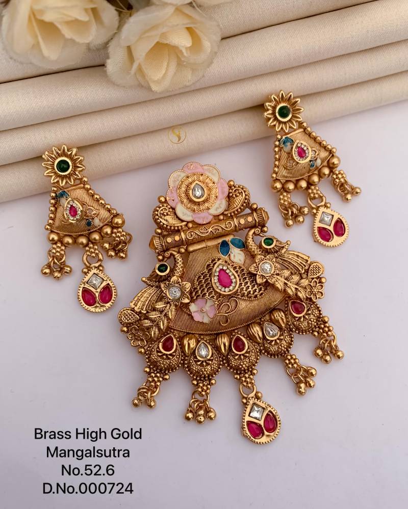 Brass High Gold Mangalsutra 31