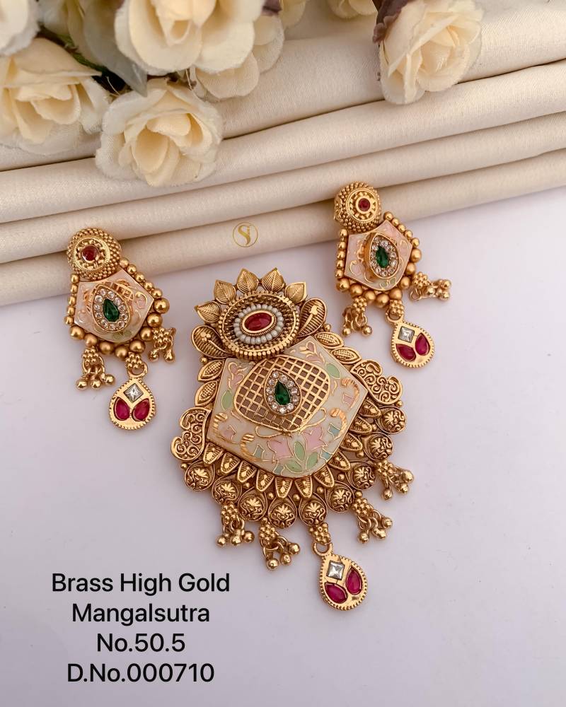 Brass High Gold Mangalsutra 31