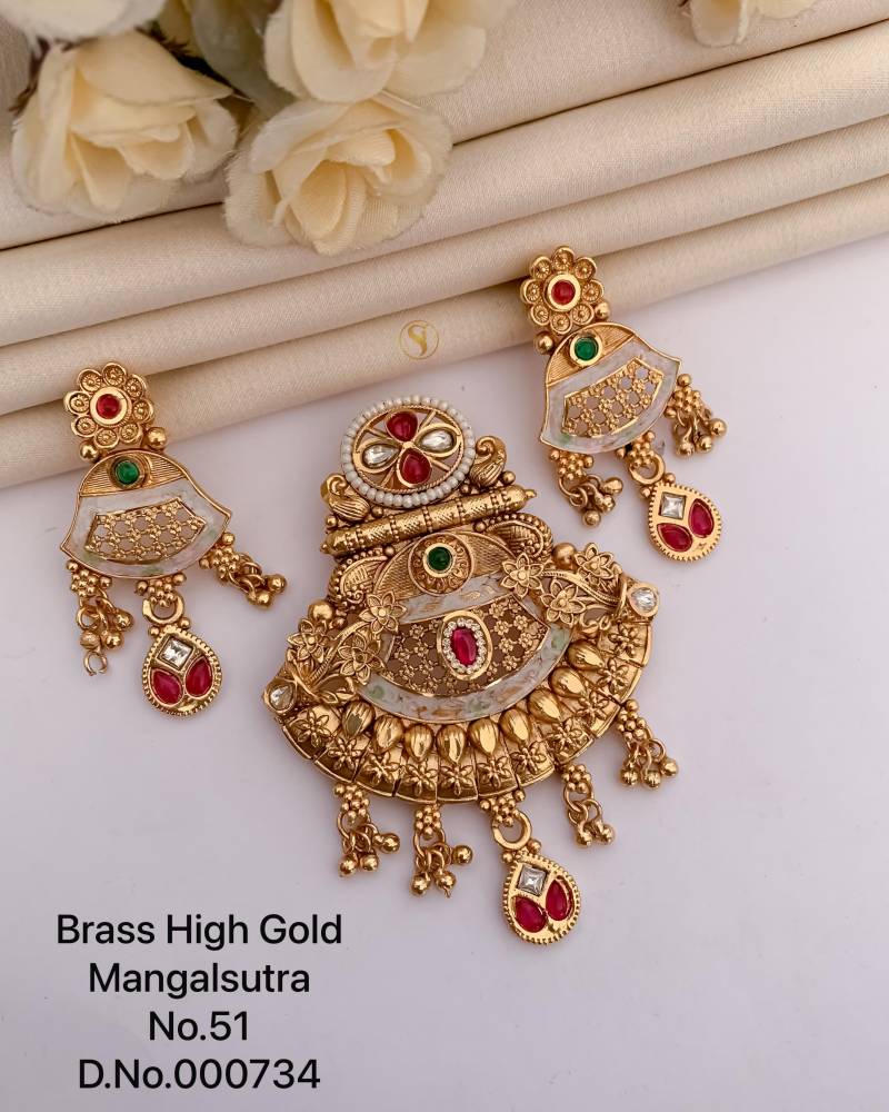 Brass High Gold Mangalsutra 31