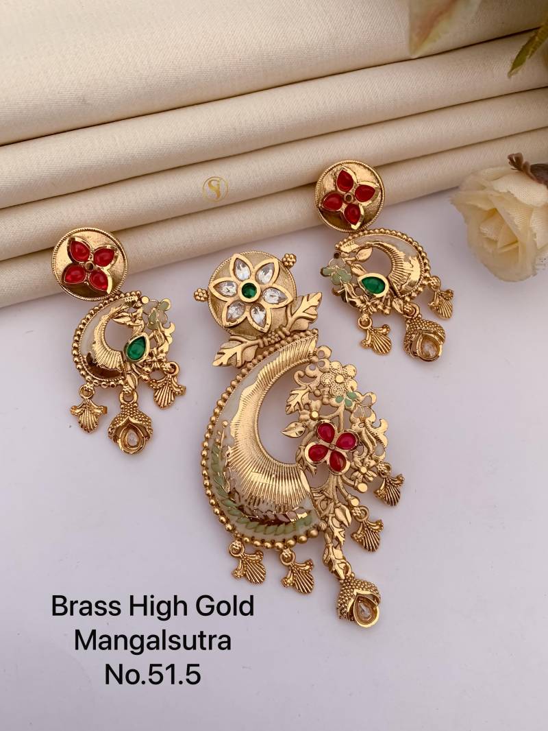 Brass High Gold Mangalsutra 31