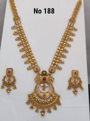 Brass High Gold Tanch Pleating Rani Set 2