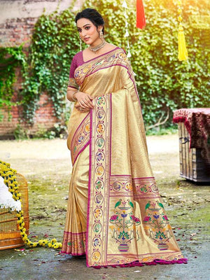 Bunawat Aadya Silk Printed Saree