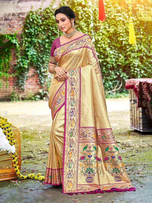 Bunawat Aadya Silk Printed Saree