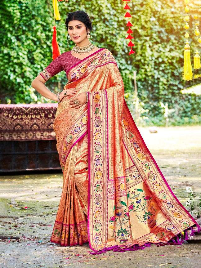 Bunawat Aadya Silk Printed Saree
