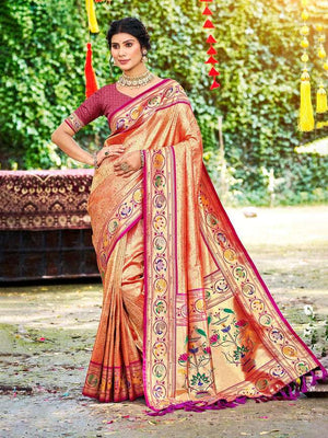 Bunawat Aadya Silk Printed Saree
