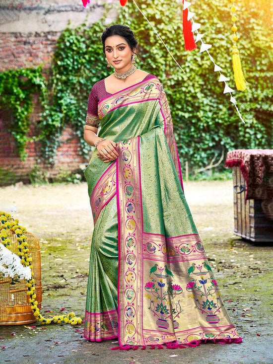Bunawat Aadya Silk Printed Saree