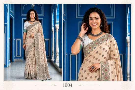 Bunawat Aananya Cotton Printed Sarees Wholesale Catalog With Blouse Piece - Amrah Wholesale