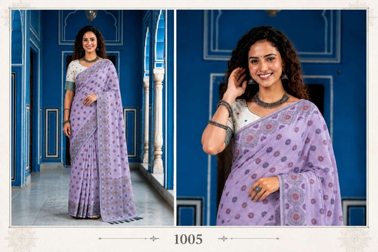 Bunawat Aananya Cotton Printed Sarees Wholesale Catalog With Blouse Piece - Amrah Wholesale