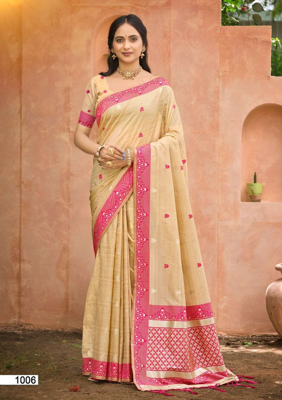 Bunawat Amolika Assam Silk Festive Printed Saree Set