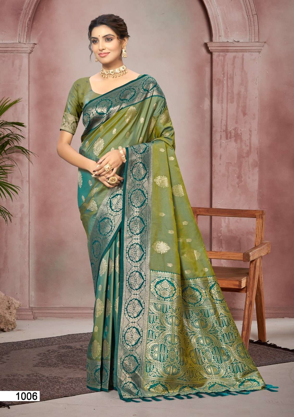 Bunawat Chitra Silk 1001 To 1006 Series Soft Silk Saree