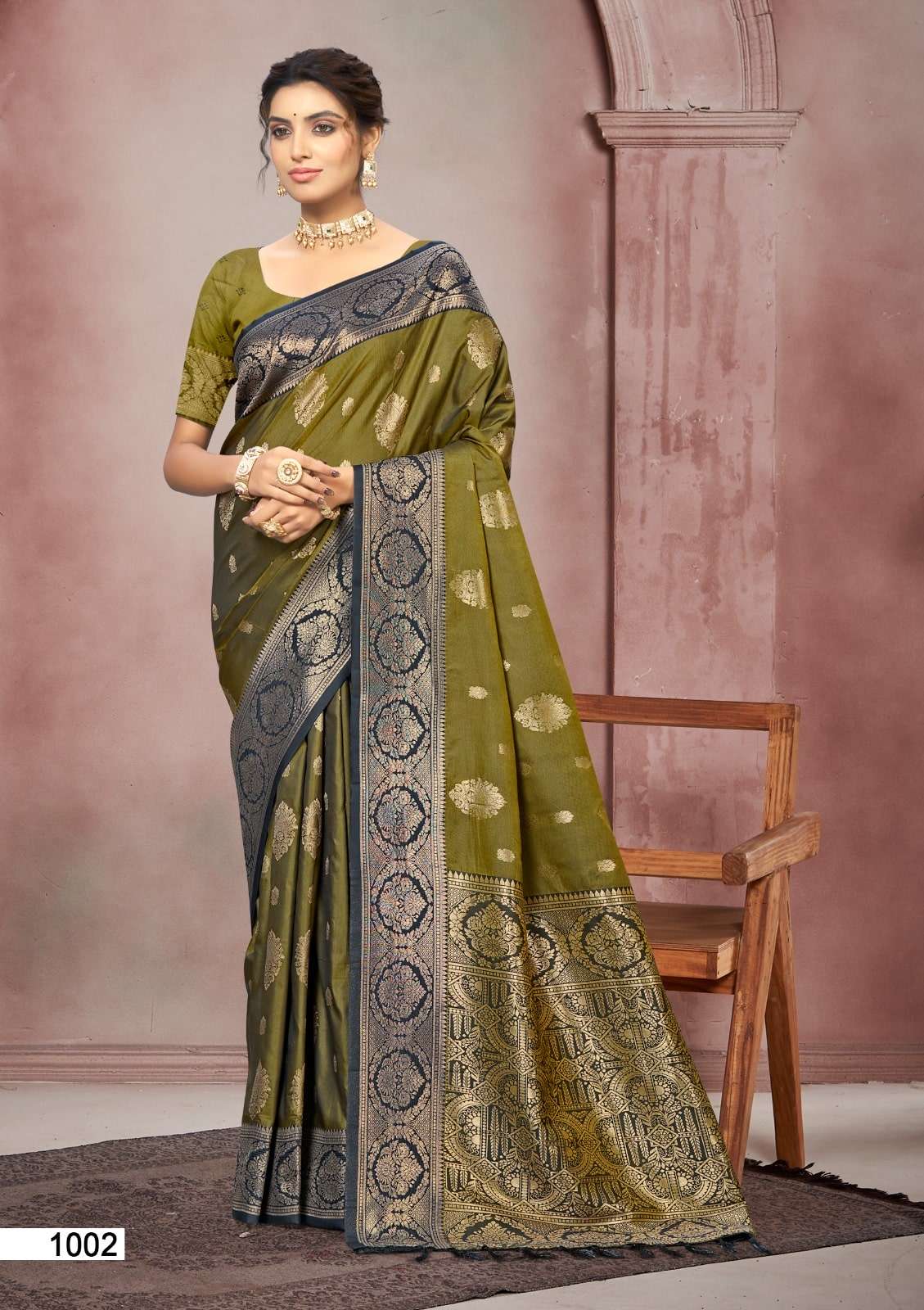 Bunawat Chitra Silk 1001 To 1006 Series Soft Silk Saree
