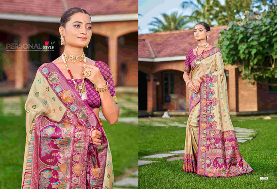 BUNAWAT KAPILA Silk Zari Weaving Embroidered Saree