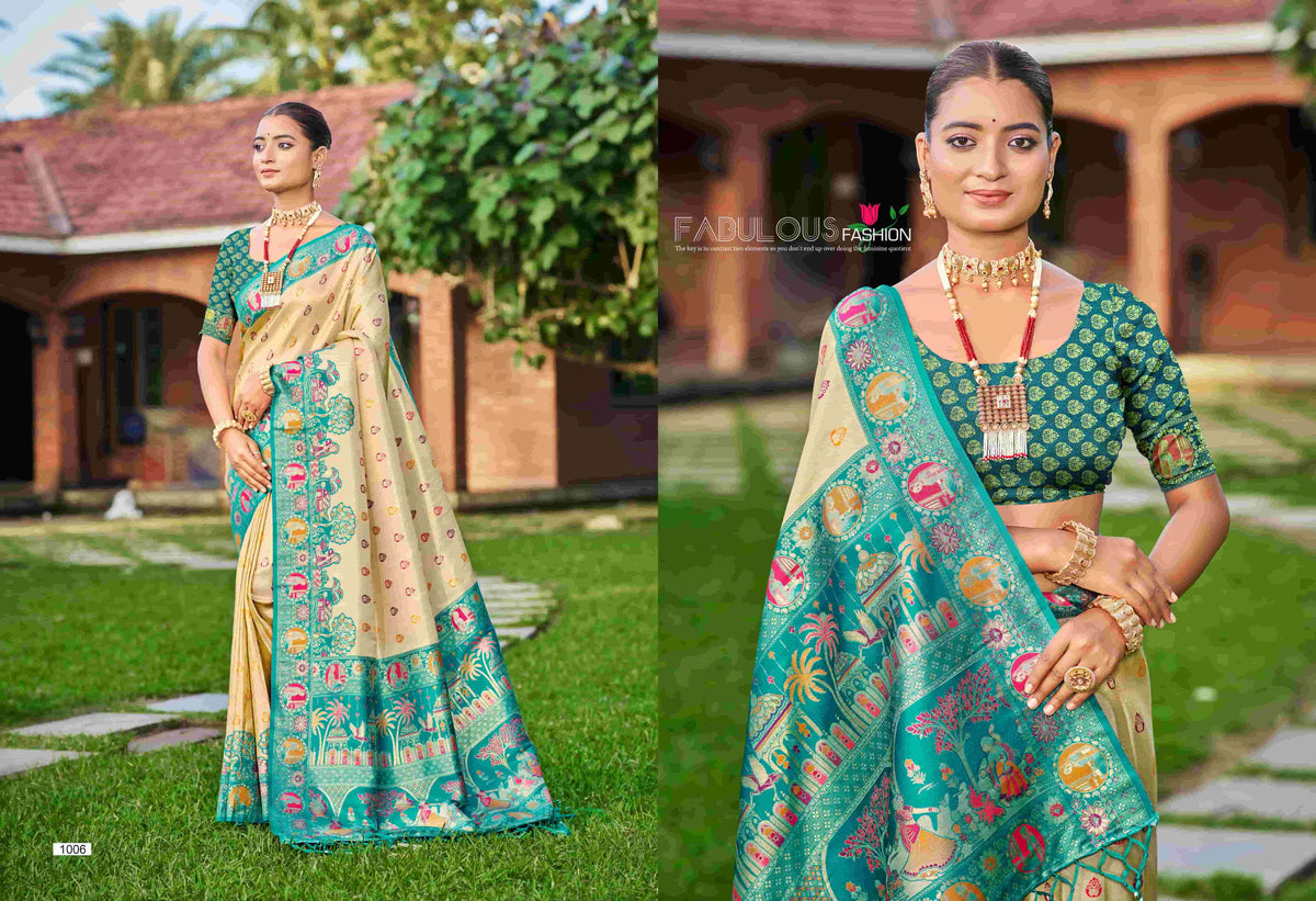 BUNAWAT KAPILA Silk Zari Weaving Embroidered Saree