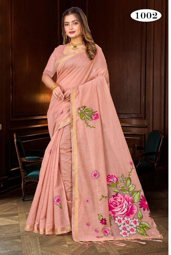 Bunawat Katha Cotton Printed Saree Wholesale Catalogue