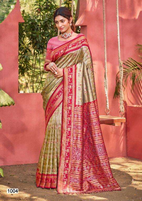 Bunawat Piya Basanti Silk