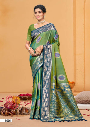 Bunawat Rangraz Vol-2 Silk Zari Work Saree