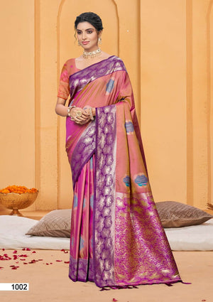 Bunawat Rangraz Vol-2 Silk Zari Work Saree
