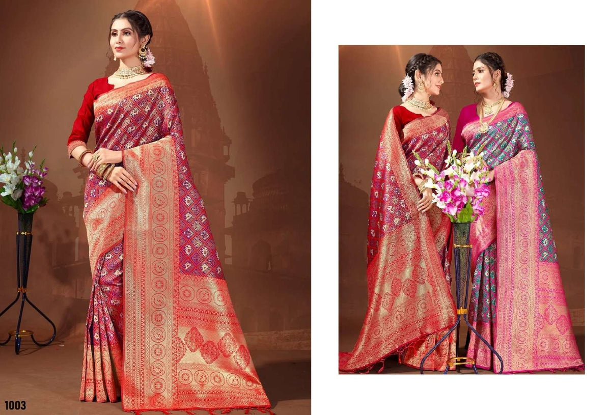 BUNAWAT RUCHI Silk Patola Zari Weaving Saree