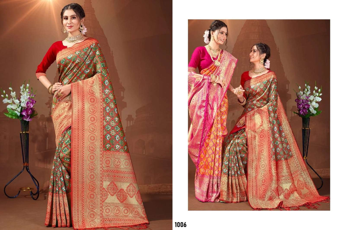 BUNAWAT RUCHI Silk Patola Zari Weaving Saree