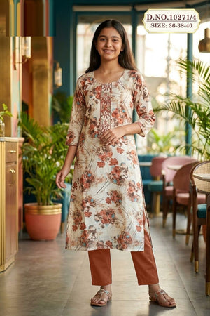 Capsule 10271 Vol 4 Capsule Beautiful Printed Kurti Collection