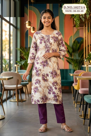 Capsule 10271 Vol 4 Capsule Beautiful Printed Kurti Collection