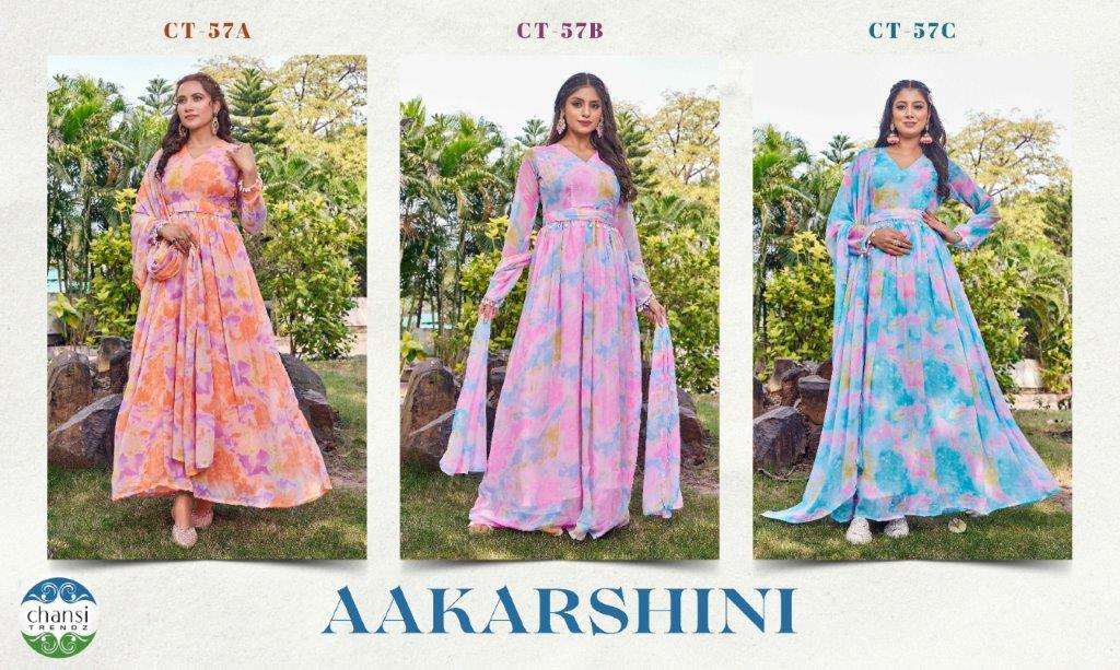 Chansi Trendz Aakarshini 57 Series Gown Wholesale Catalogue - Amrah Wholesale