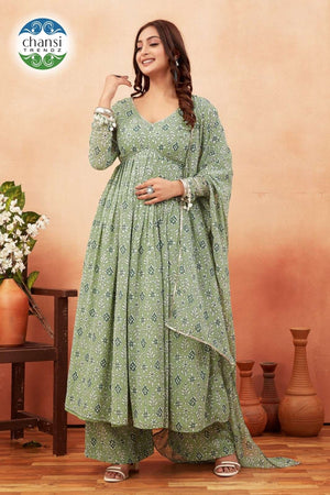 CHANSI TRENDZ AMRITAAYAI Salwar Suit Set Wholesale Catalogue
