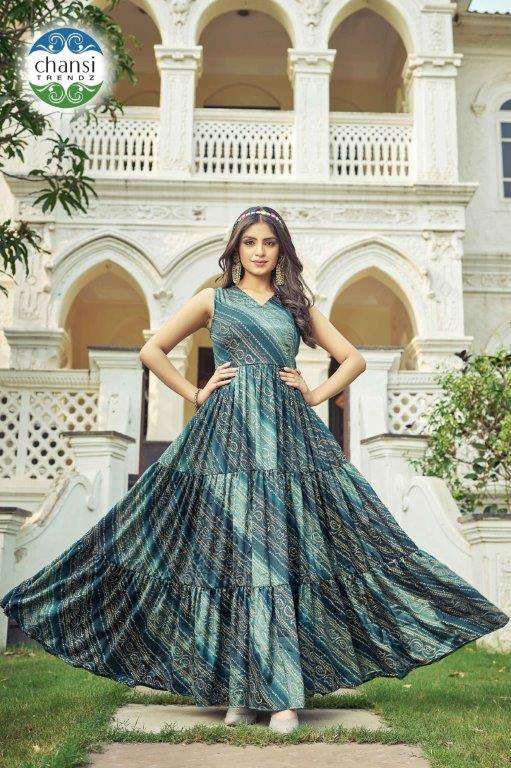 Chansi Trendz Manimala 438–441 Series Gown Wholesale Catalogue - Amrah Wholesale
