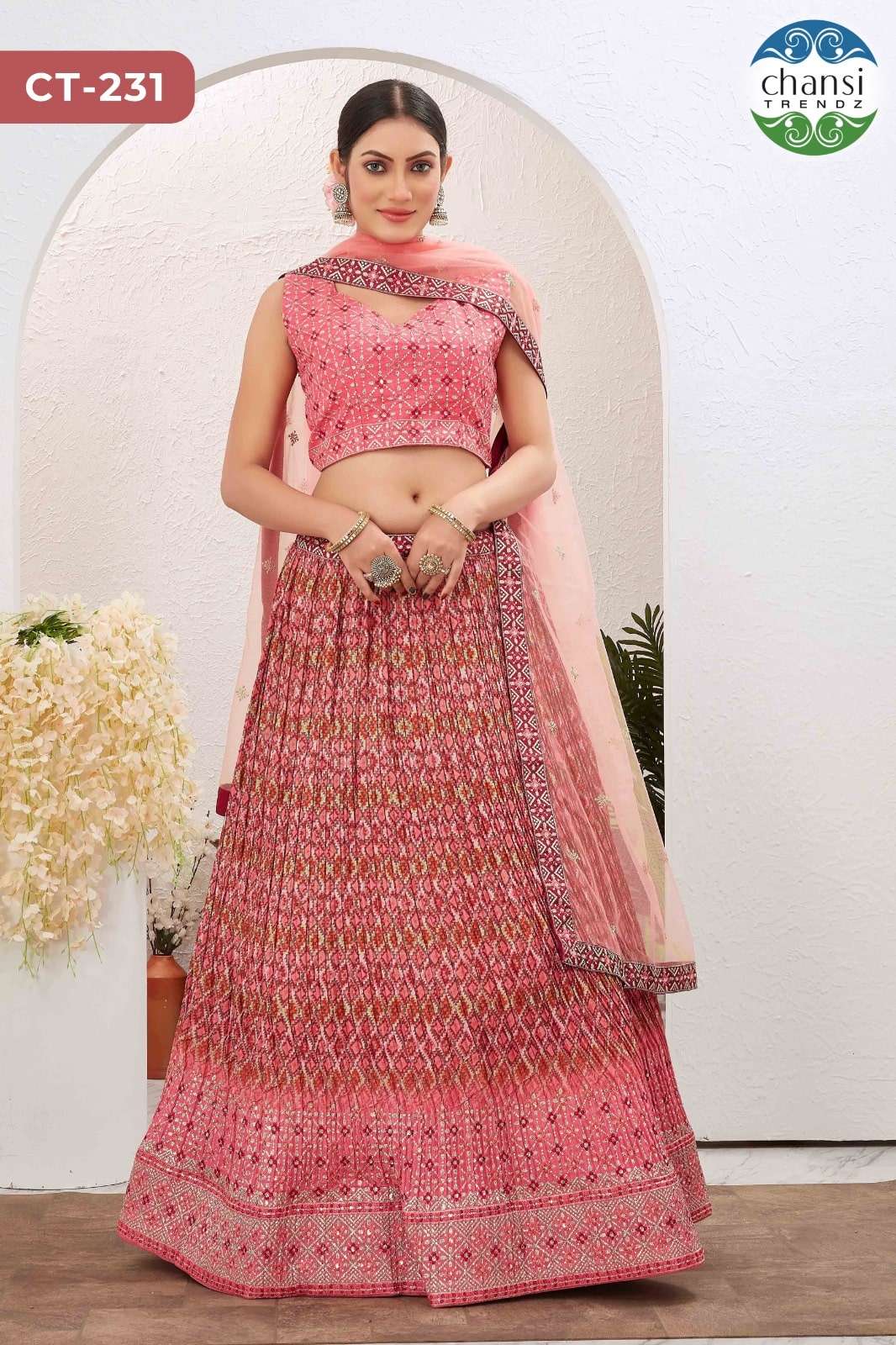 CHANSI TRENDZ SRIDEVI 3 Lehenga Wholesale Catalogue - Amrah Wholesale
