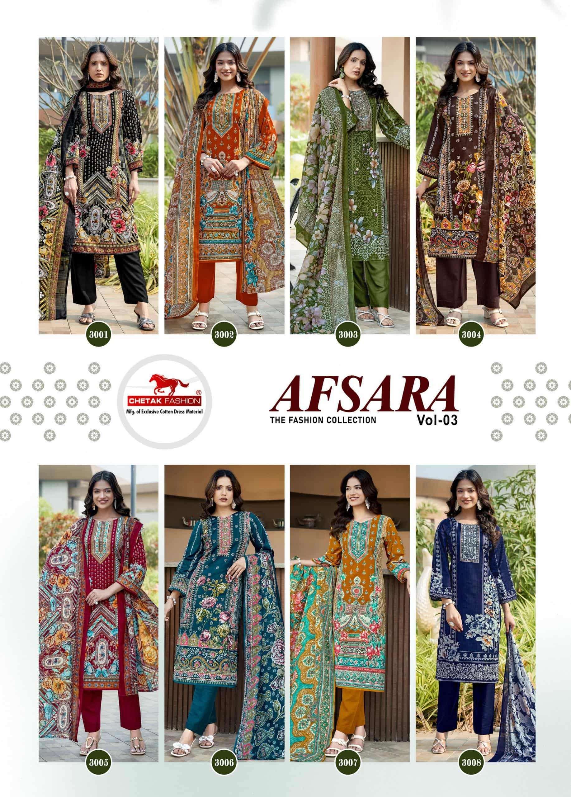 Chetak Fashion Afsara Karachi Vol-03