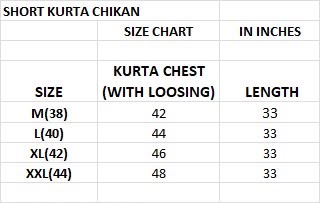 Chikankari Vol 2 Rayon Chikan Work Mens Kurta