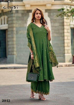 Clysi Zafira Muslin Embroidered Salwar Suit Set