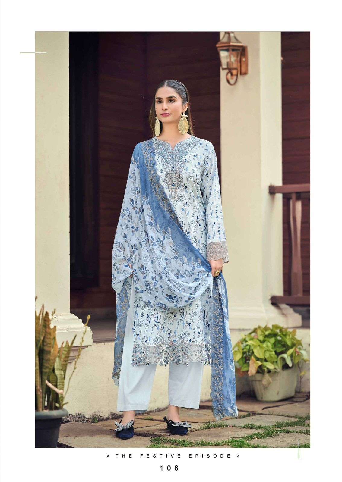Cosmos Aabyaan Lawn Vol 1 Pakistani Lawn Cotton Suit - Amrah Wholesale