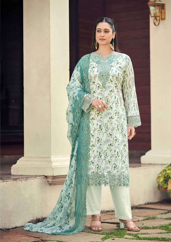 Cosmos Aabyaan Lawn Vol 1 Pakistani Lawn Cotton Suit - Amrah Wholesale