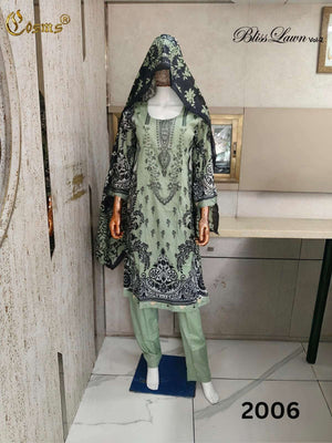 Cosmos Bliss Lawn Vol 2 Pure Lawn Readymade Pakistani Suit Set