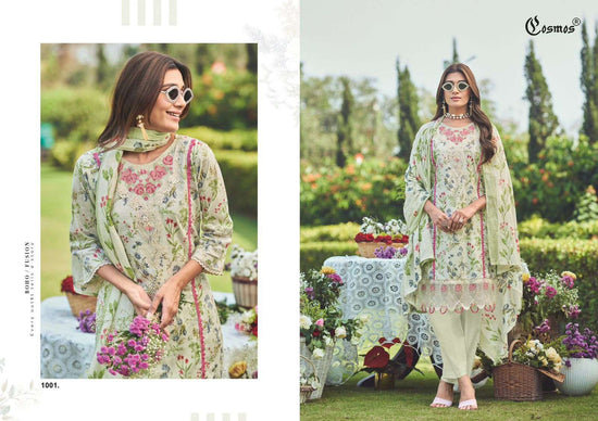 Cosmos Floral Lawn Vol - 01 - Amrah Wholesale