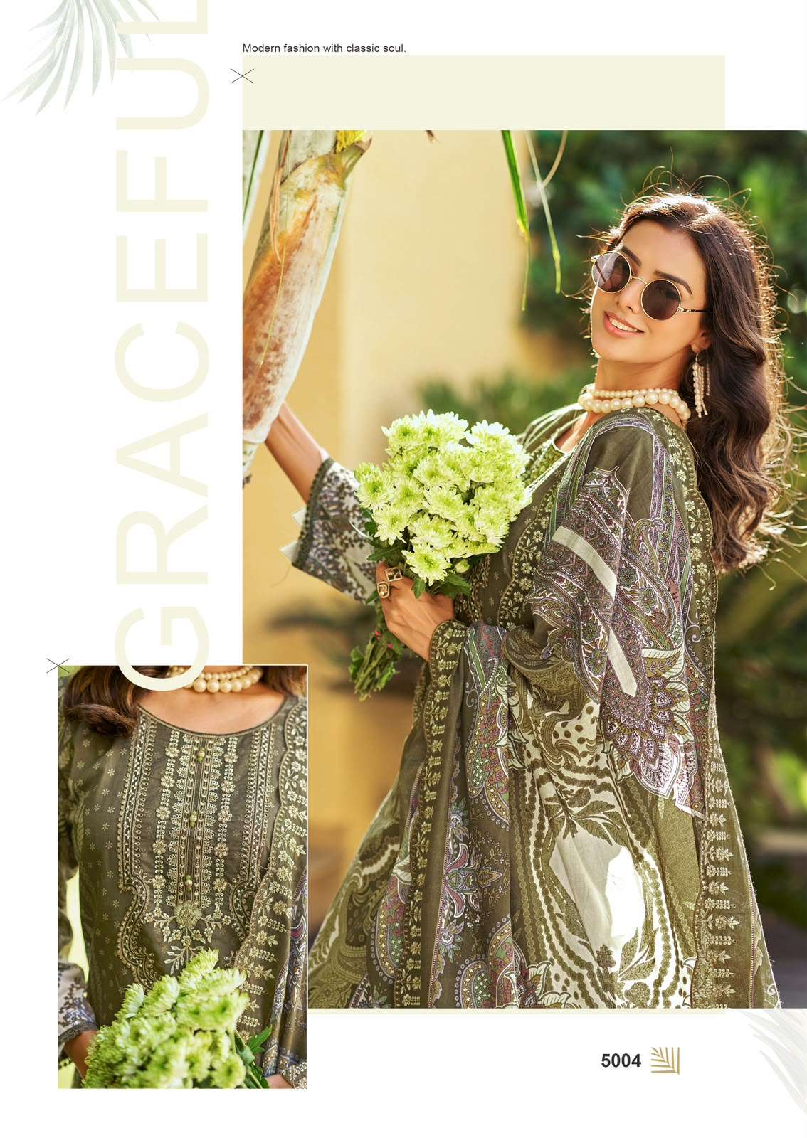 Cosmos Needle Wonder Vol 5 Lawn Cotton Pakistani Suit - Amrah Wholesale