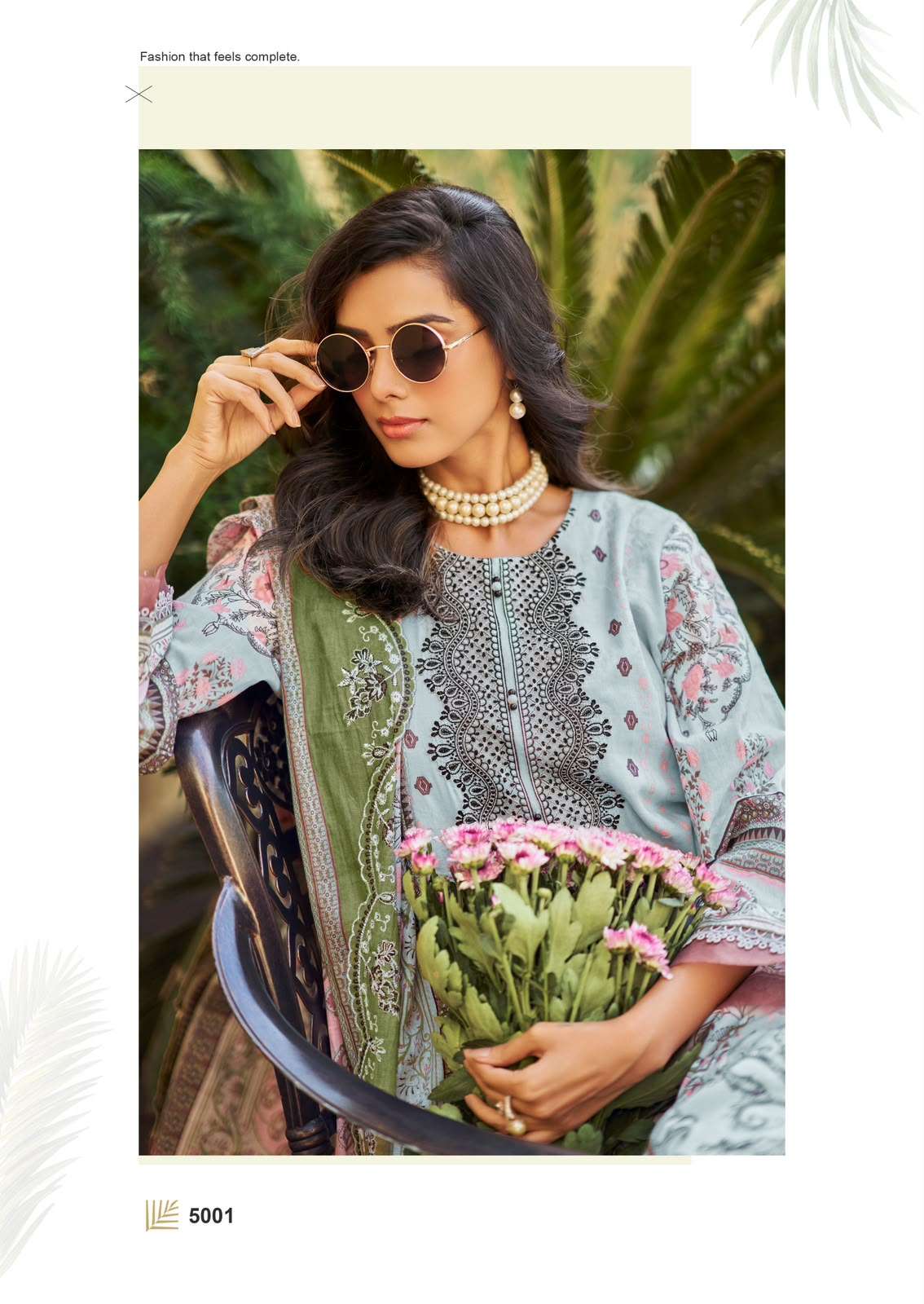 Cosmos Needle Wonder Vol 5 Lawn Cotton Pakistani Suit - Amrah Wholesale
