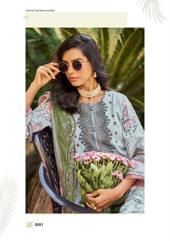 Cosmos Needle Wonder Vol 5 Lawn Cotton Pakistani Suit - Amrah Wholesale