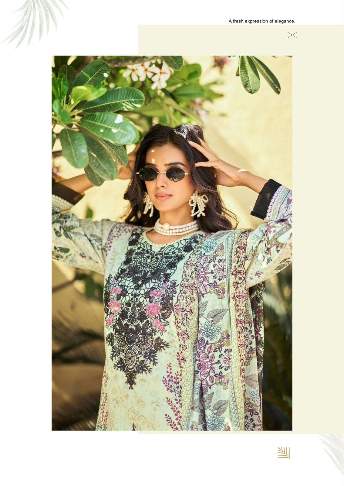 Cosmos Needle Wonder Vol 5 Lawn Cotton Pakistani Suit - Amrah Wholesale